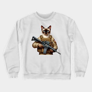 Tactical Cat Crewneck Sweatshirt